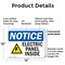Signmission Electric Panel Inside, 14 in W x Rectangle, Plastic OS-2PACK-NS-P-1014-L-11634 - alternate 8